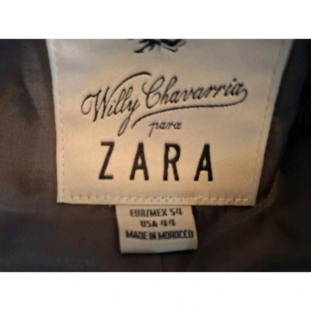 Willy Chavarria x Zara Oversized Blazer Taupe Brown Men Sz US 44 /BR 54 New 2023